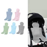 Forro para cochecito de bebé, estera de refrigeración, cojín para cochecito de bebé cómodo y transpirable, almohadilla para cochecito de bebé de Color sólido - details 6