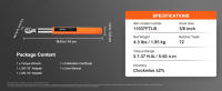 SucceBuy Llave dinamométrica digital, herramienta de torsión electrónica con accionamiento de 1/2", rango de torsión ajustable 25-250 ft.lb/34-340 N.m, precisión ±2%, 3 modos con calibración de zumbador LED - details 6