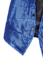 Chalecos de lentejuelas brillantes para hombre, chaleco sin mangas a la moda para Jazz, Hip-hop, fiesta de baile Rave, ropa para discoteca, disfraz de actuación - details 15