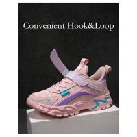 Zapatos deportivos para niños, zapatillas cómodas para correr al aire libre, impermeables, tenis infantiles, antideslizantes, color rosa - details 7