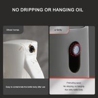 Spray De Aceite 250ML De Vidrio Borosilicato Alta BPA Free Herramienta De Cocina Ecológica Para Air Fryer Ensalada BBQ - details 10
