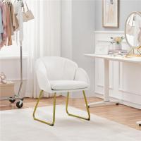 Terciopelo Sillon para Dormitorio Silla para Comedor Cocina Pata Metal Silla Sala de Estar Rosa Claro - details 38