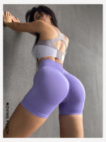 Movimiento de mujeres Yoga sin pantalones cortos de cintura alta Pantalones de deporte Fitness gran elasticidad transpirables cortos APJ - details 22