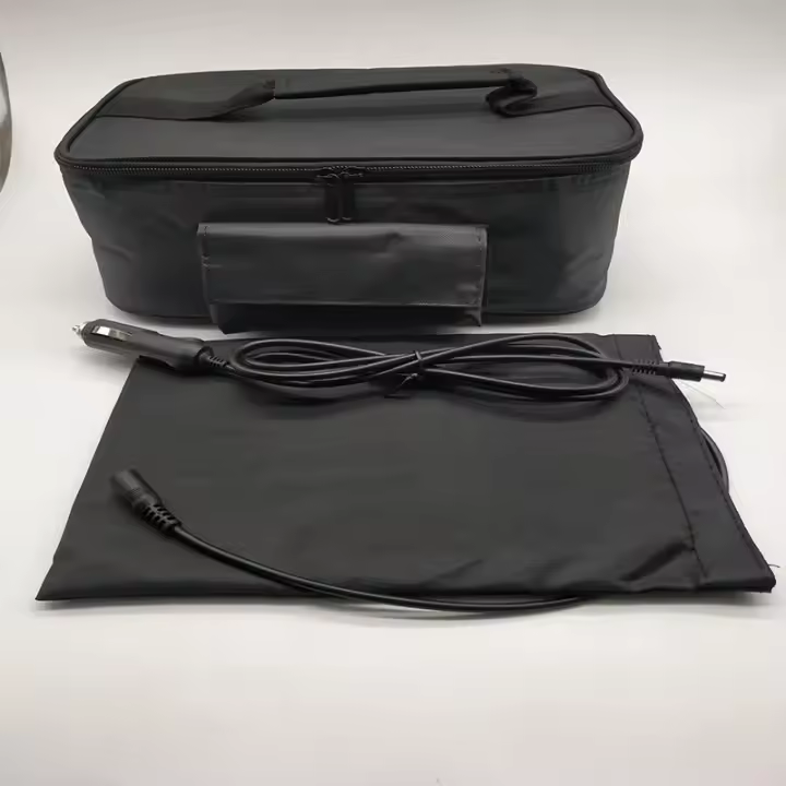 Bolsa de Almuerzo Eléctrica Portátil para Coche 12V Bolsa de Cocina para Rehituación de Alimentos para Trabajo Picnic Camping - 1