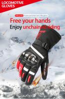 Guantes de Motocicleta para Invierno Cálidos, A Prueba de Viento, Pantalla Táctil, Antideslizantes, Talla M-XXL - details 1