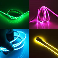 Tira de Luces LED RGB, cinta de diodo Flexible, DC5V, COB, USB, Bluetooth, Control por aplicación, 180LED/m, 5MM, PCB, retroiluminación de TV - details 9