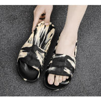 Zapatillas de Hombre de Moda Camuflaje Casual para el Hogar Desgaste de Fondo Grueso - details 14