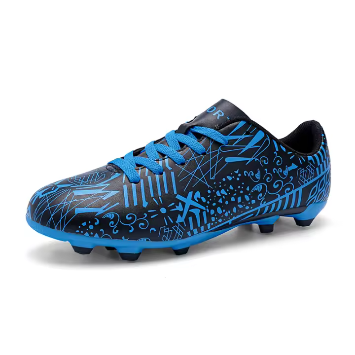 Zapatos de fútbol para hombre, botas de fútbol para exteriores, zapatos de tacos de fútbol para niños, zapatillas de entrenamiento antideslizantes transpirables, entrenadores de Futsal de césped - 1