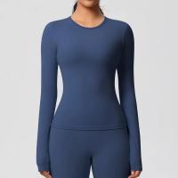Camisetas de Entrenamiento Sin Costuras para Mujer Ropa Deportiva de Yoga de Manga Larga - details 10