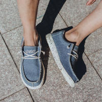 Zapatos de lona para hombre, calzado informal, transpirable, ligero, suave, cómodo, talla europea estándar, Verano - details 18