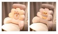 Almohada de lectura Triangular para cama, cojín suave y grande para la cintura, respaldo para dormitorio, oficina, sofá - details 6