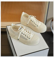 Malla transpirable pequeños zapatos blancos nuevos zapatos individuales casuales de las mujeres plataforma zapatos de tablero de color sólido zapatos de mujer versátiles - details 19