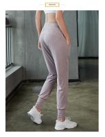 Pantalones Deportivos de Cintura Alta Secado Rápido Material de Nylon Ideal para Yoga y Estiramiento Unisex Made en China - details 1
