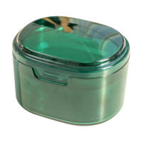 Estuche de retenedor de ortodoncia Dental, cajas de almacenamiento para dentaduras postizas de viaje, soportes transparentes - details 7