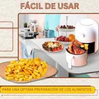 Papel perforado cuadrado para freidora de aire, 100 piezas, 20-24cm y 100 papeles para Cosori, accesorios desechables para freidora de aire - details 3