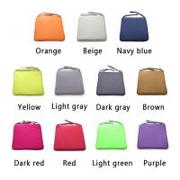 Square Chair Cushion Seat Pad 100% Cotton Shell Filling Dining Chair Cushion With Ties Non-Slip Sofa Dinning Chair Pad - details 8
