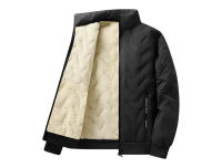 Chaquetas acolchadas cálidas para hombre, Parkas de lana con cuello levantado, abrigos, ropa de invierno, 6XL, 7XL - details 1