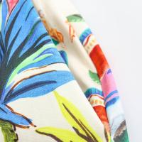 BUNO-novedad de verano, producto, camisa de manga corta estampada a la moda para mujer, conjunto informal de media falda por debajo de la rodilla de cintura alta - details 17