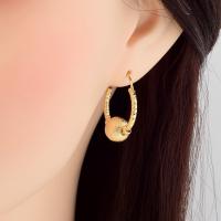 Pendientes pequeños de Metal esmerilado con forma de estrella para mujer, aretes pequeños, Estilo Vintage coreano, premium - details 5