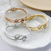 Trend Life Tree Charm Bracelets for Women Stainless Steel Hollow Crystal Bangles Luxury Gift Cubic Zirconia Tree Jewelry New - details 7
