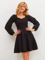 Elegante vestido de noche Midi de lujo para mujer, nuevo vestido de manga larga de Color sólido, vestidos Vintage de moda, promoción - details 6