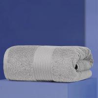 Toalla de baño absorbente para hombre y mujer, toalla suave de algodón egipcio para el hogar, color gris, aumenta el engrosamiento - details 7