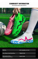 Mismo estilo para hombres y mujeres, zapatos de fútbol TFTurf, antideslizantes y resistentes al desgaste, combinables con todo. - details 10