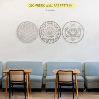 Juego de Arte de pared de Geometría Sagrada, arte de pared de madera, escultura, decoraciones de pared para decoración del hogar, 3 piezas por juego - details 1