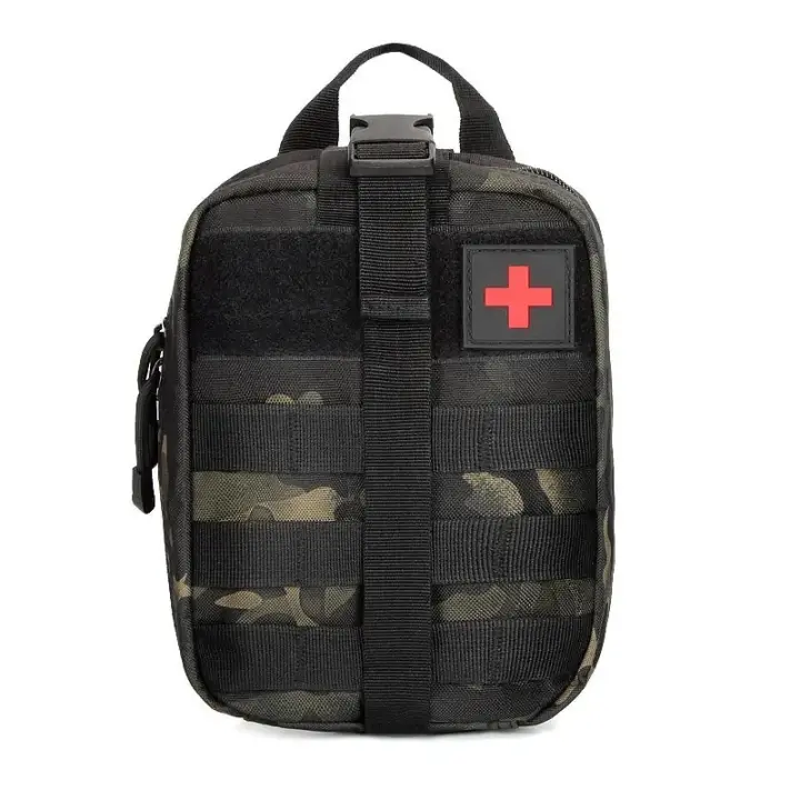 Bolsa Molle de caza EDC, soporte para bolsa de herramientas, deportes al aire libre, viajes, Camping, senderismo, organizador de accesorios, bolsas de riñonera EMT - 1