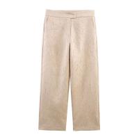 -Conjunto de pantalones de cintura alta con estilo corsé con textura de efecto plisado, novedad de verano, ropa de mujer - details 7