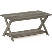 Mesa de Centro, Madera de ingeniería, Roble Francés, 89,9 (L) x 40,6 (A) x 49,8 (F) cm - details 0