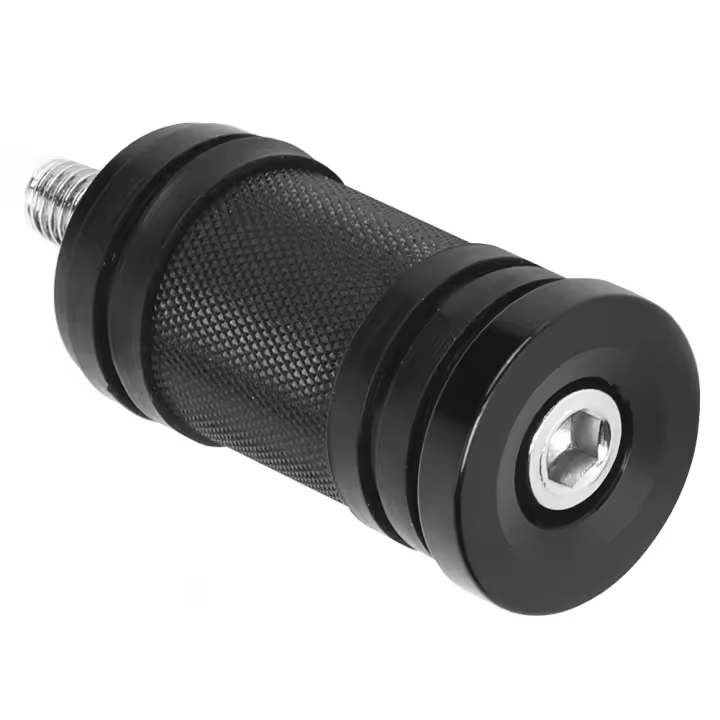 Palanca de cambios para motocicleta, accesorio Universal, reposapiés trasero negro - 1