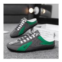 2025 Moda Hombres Nuevo Estilo Lat-suela Salvaje De Fondo Plano Verano Sección Delgada Baotou Medias Zapatillas - details 9