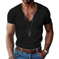 Camiseta de Pana para Hombre Ropa de Verano de Estilo Europeo y Americano - details 1