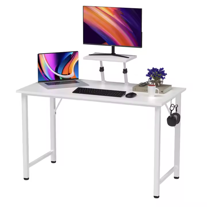 Rcynview Escritorio Moderno Multifuncional con Soporte de Elevación Removible - 1