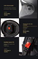 Casco de Moto rcycle para hombre, Casco de doble lente para Scooter, vespa, pueblo, capacete de Moto - details 18