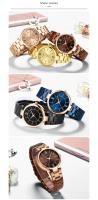 Reloj de cuarzo a la moda para mujer, movimiento japonés, acero inoxidable, resistente al agua, elegante reloj de pulsera para mujer para regalo y uso diario - details 7