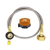 Junta de inflado de cilindro de gas para acampar al aire libre, accesorios para juntas de estufa de tanque de combustible, Europa - details 2