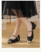 Tacones gruesos franceses de color a juego, pequeños y fragantes, solo zapatos de mujer, primavera y verano 2025, explosión Mary Jane, noche, brisa suave, tacones bajos. - details 12
