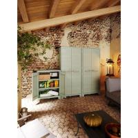 Caja de Almacenamiento de Resina Impermeable 2 Puertas, 4 Baldas Regulables en Altura - details 18