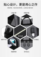 Bolso para ordenador portátil de negocios para hombre, mochila USB multifunción, mochila de gran capacidad. - details 10