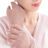 Guantes de medio dedo para montar en invierno, guantes para clima frío, regalo para esposa, novia, madre - details 0