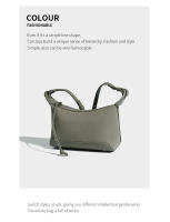 Nuevo bolso de moda estilo cometa, bolso baguette para las axilas, bolso oblicuo de un solo hombro de moda, bolso de mujer - details 11