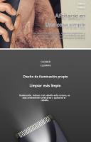 Aparato para el vello corporal masculino depiladora eléctrica afeitadora lavable vello de las piernas cortapelo corporal adulto iluminación LED eléctrica - details 3