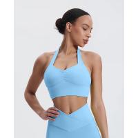 Sujetador deportivo de alto soporte para mujer, Top de Yoga, ropa deportiva elástica de secado rápido - details 9