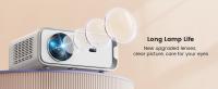 Wimius-proyector portátil Native 1080P para cine en casa, 25000 lúmenes, Android 9,0, WiFi, 6 y 4P Keystone - details 4