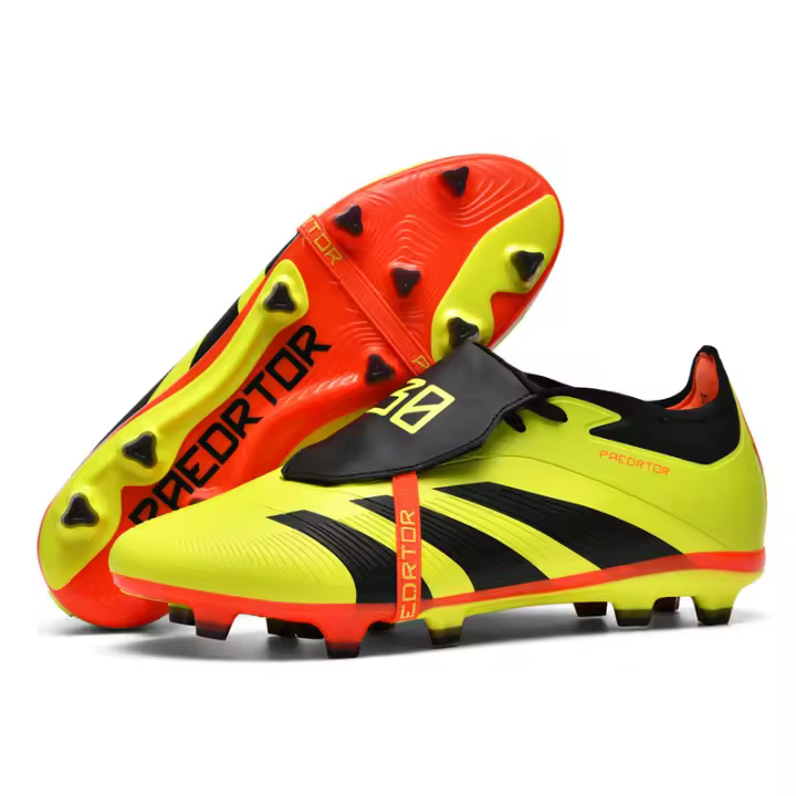 Zapatos de fútbol del mismo estilo para hombres y mujeres, AG, TF, adecuados para césped artificial, esenciales para entrenamiento y competición, diseño transpirable antideslizante - 1