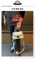 Bolso de mujer de la marca Hong Kong2025Nueva Bolsa Cuadrada Pequeña Acolchada de Alta Gama, Bolso de Hombro Cruzado Blanco - details 4