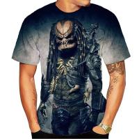 Carnivore Street Hip-hop-camisetas con estampado 3d de talla grande para hombre y mujer, película de terror, deportes de verano, transpirables de secado rápido - details 3