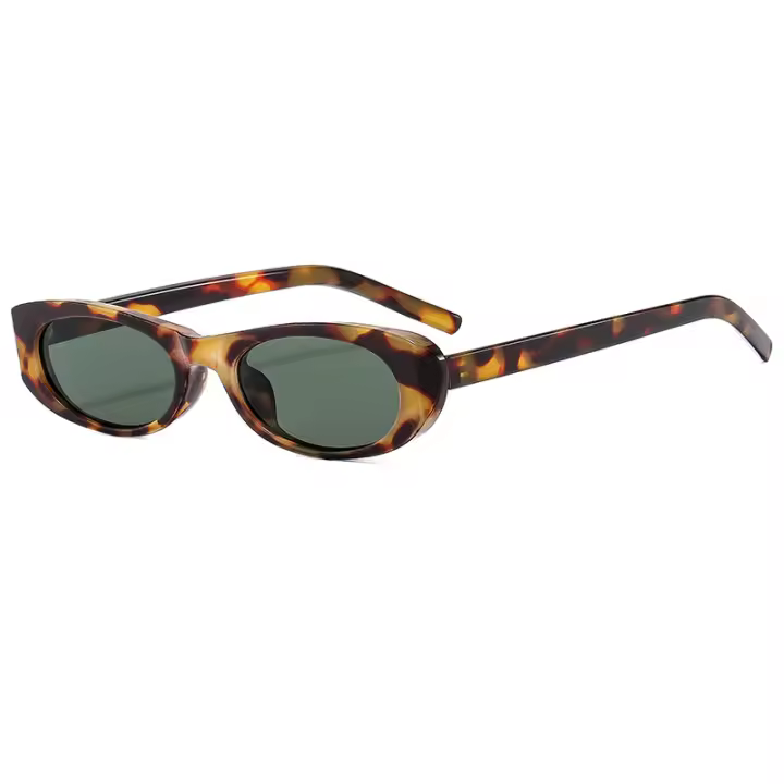 Gafas de Sol de Ojo de Gato 2024 Marco Pequeño de Moda para Hombres y Mujeres Color Caramelo - 1